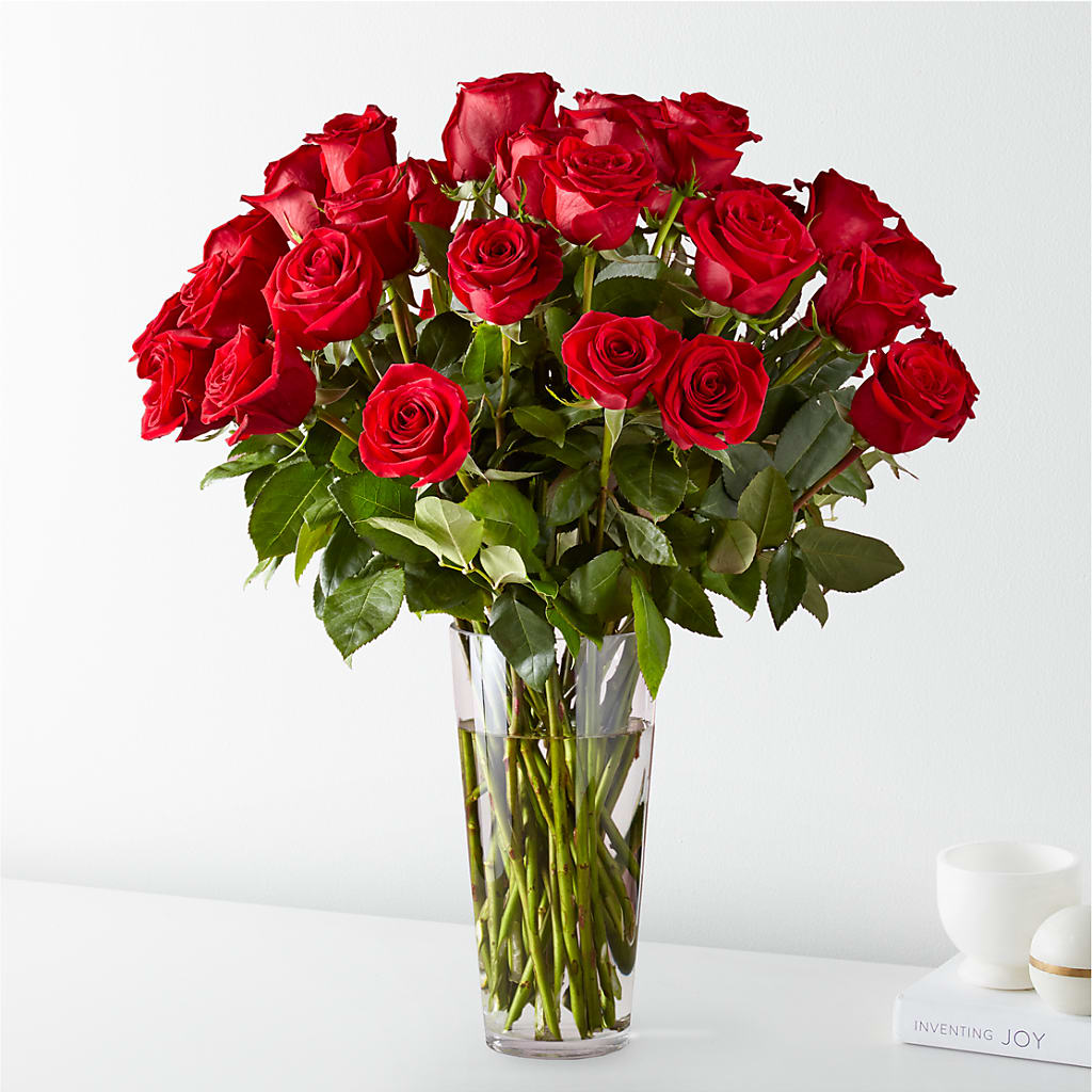Long Stem Red Rose Bouquet – Lupita Flowers, Novato CA