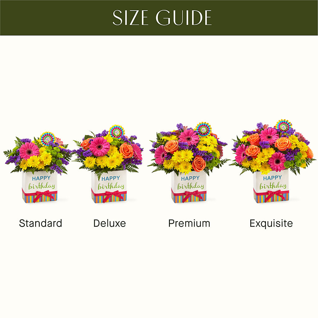 Birthday Brights Bouquet – Lupita Flowers, Novato CA