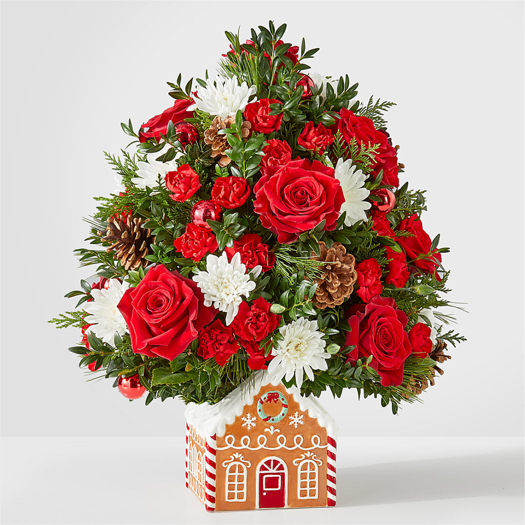 Spiced Gingerbread Tree – Lupita Flowers, Novato CA