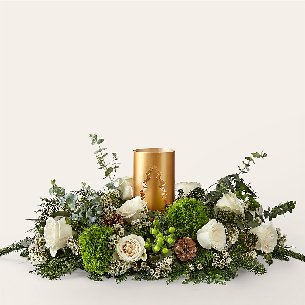Chestnuts Roasting Centerpiece – Lupita Flowers, Novato CA
