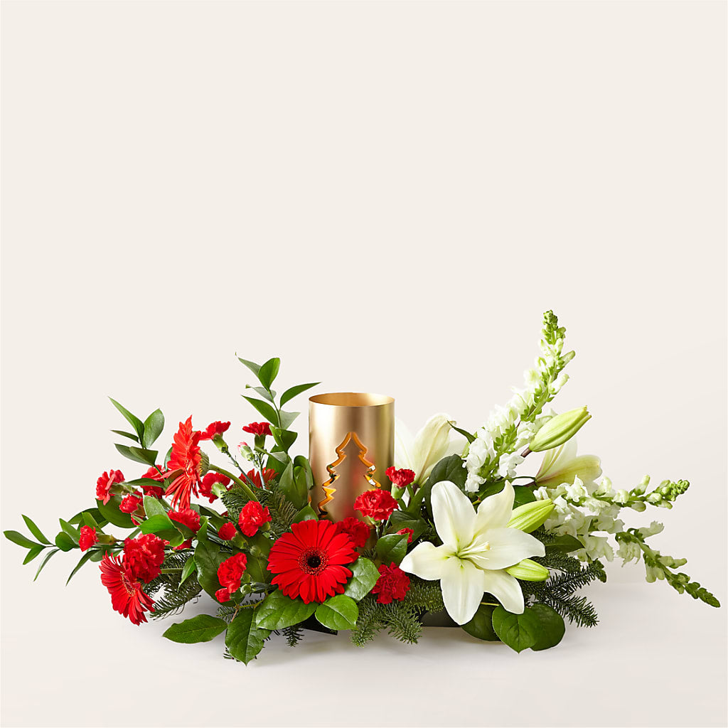 Mingle & Jingle Centerpiece – Lupita Flowers, Novato CA