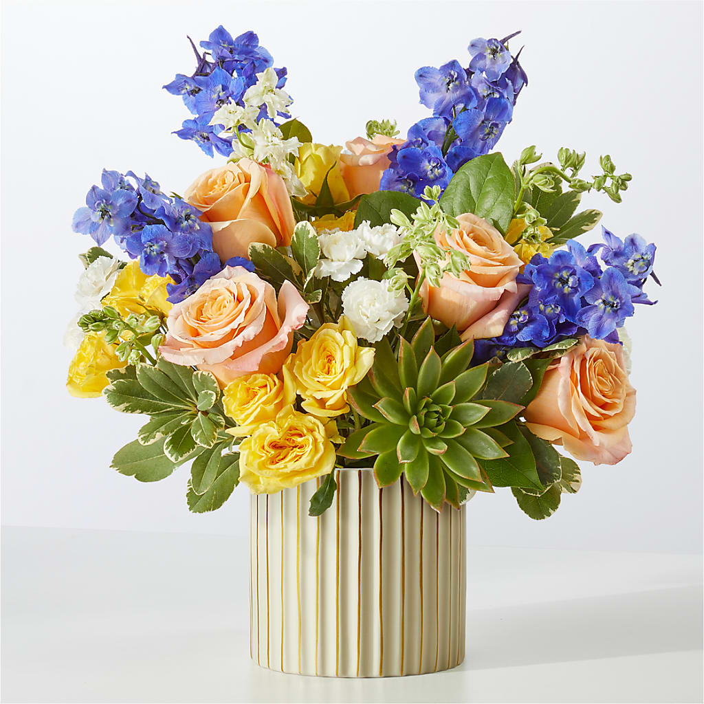 Cobalt Reverie Bouquet – Lupita Flowers, Novato CA