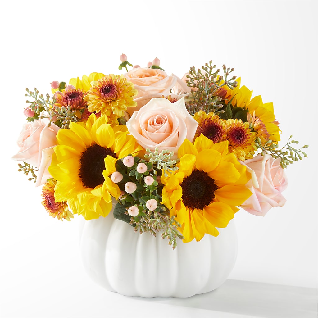 Pumpkin to Talk About Bouquet – Lupita Flowers, Novato CA