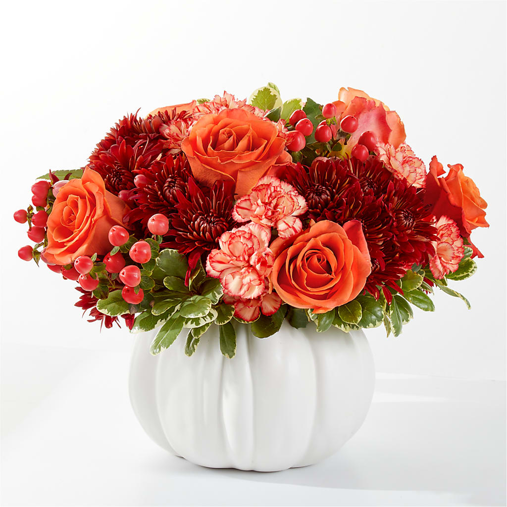 Autumn Air Pumpkin Bouquet – Lupita Flowers, Novato CA