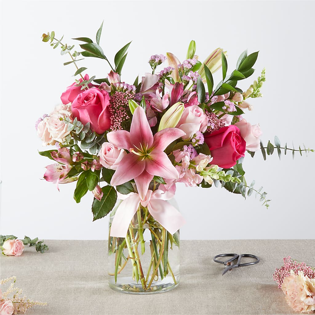 Pink Ribbon - A Florist Original – Lupita Flowers, Novato CA
