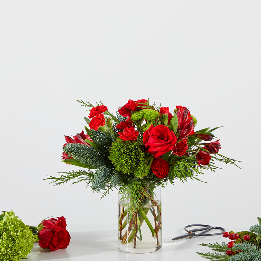 Merry Moment Bouquet – A Florist Original – Lupita Flowers, Novato CA