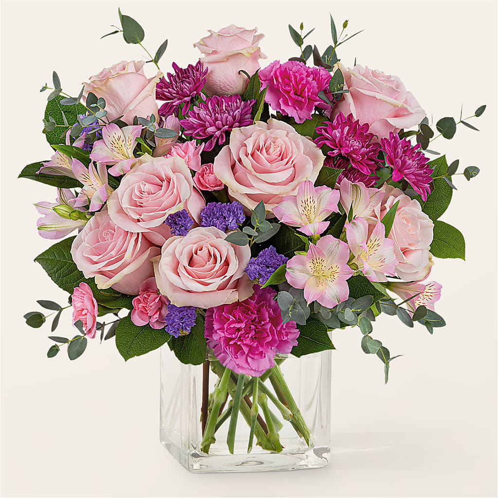 Rosy Radiance Bouquet – Lupita Flowers, Novato CA