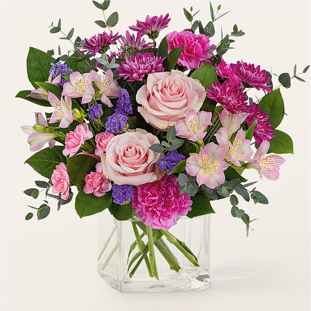 Rosy Radiance Bouquet – Lupita Flowers, Novato CA