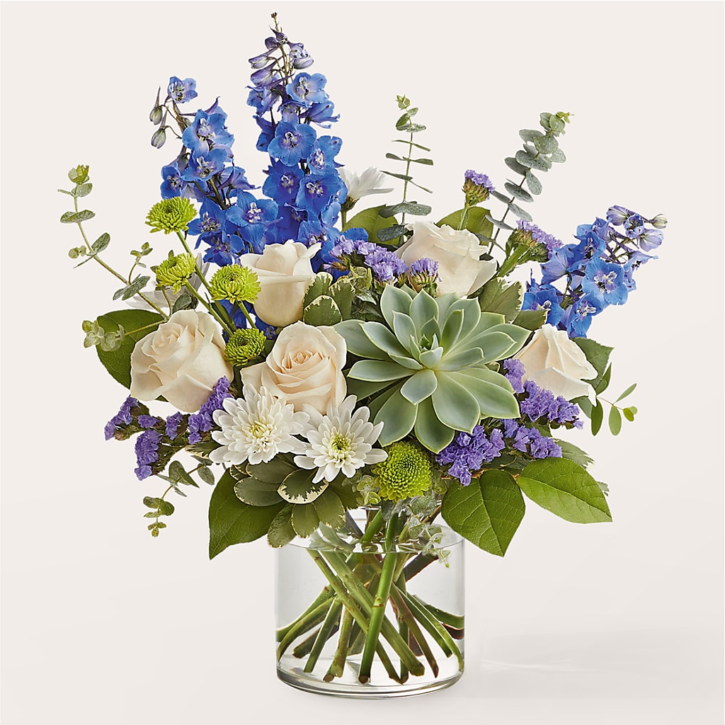 Cerulean Waves Bouquet – Lupita Flowers, Novato CA