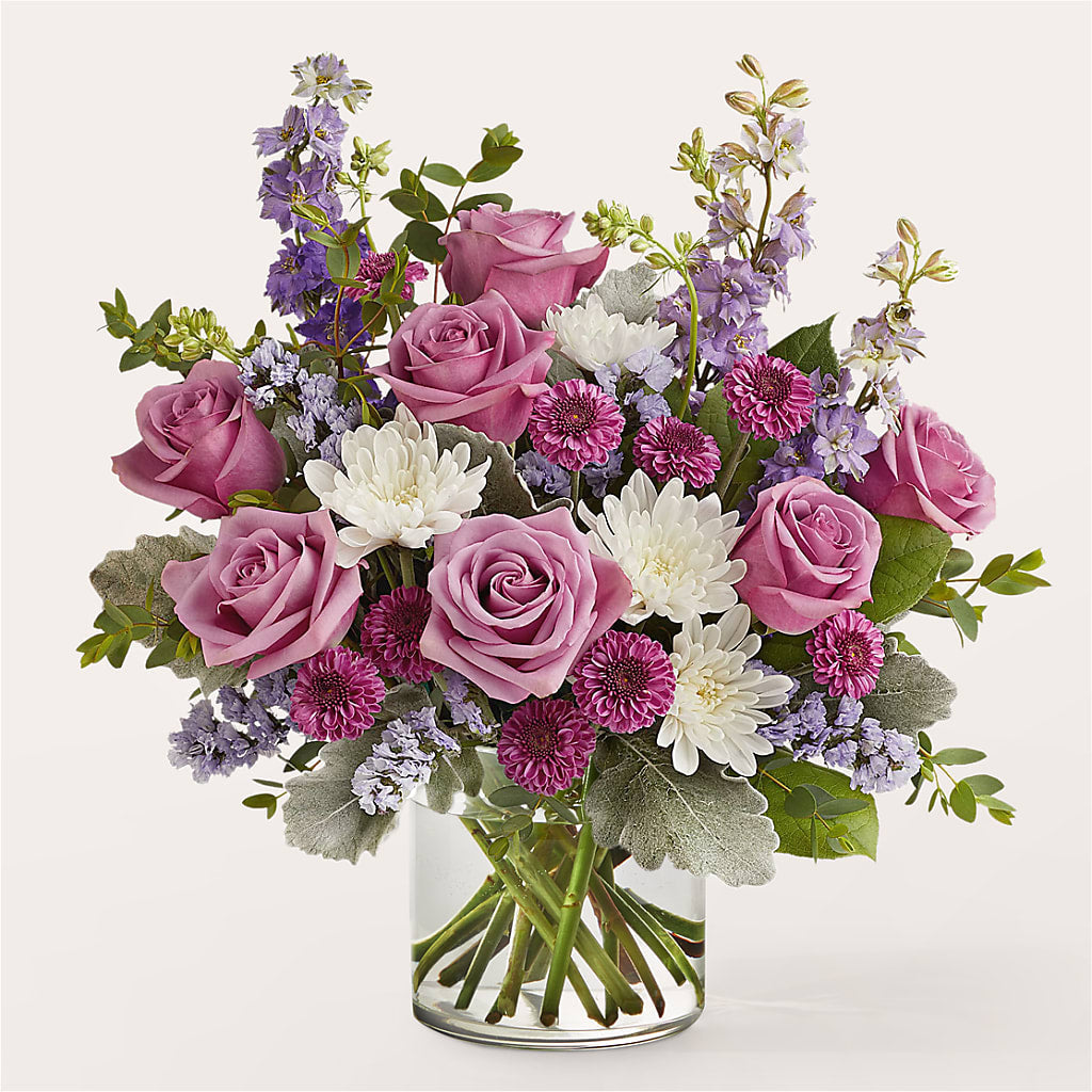 Violet Frost Bouquet – Lupita Flowers, Novato CA