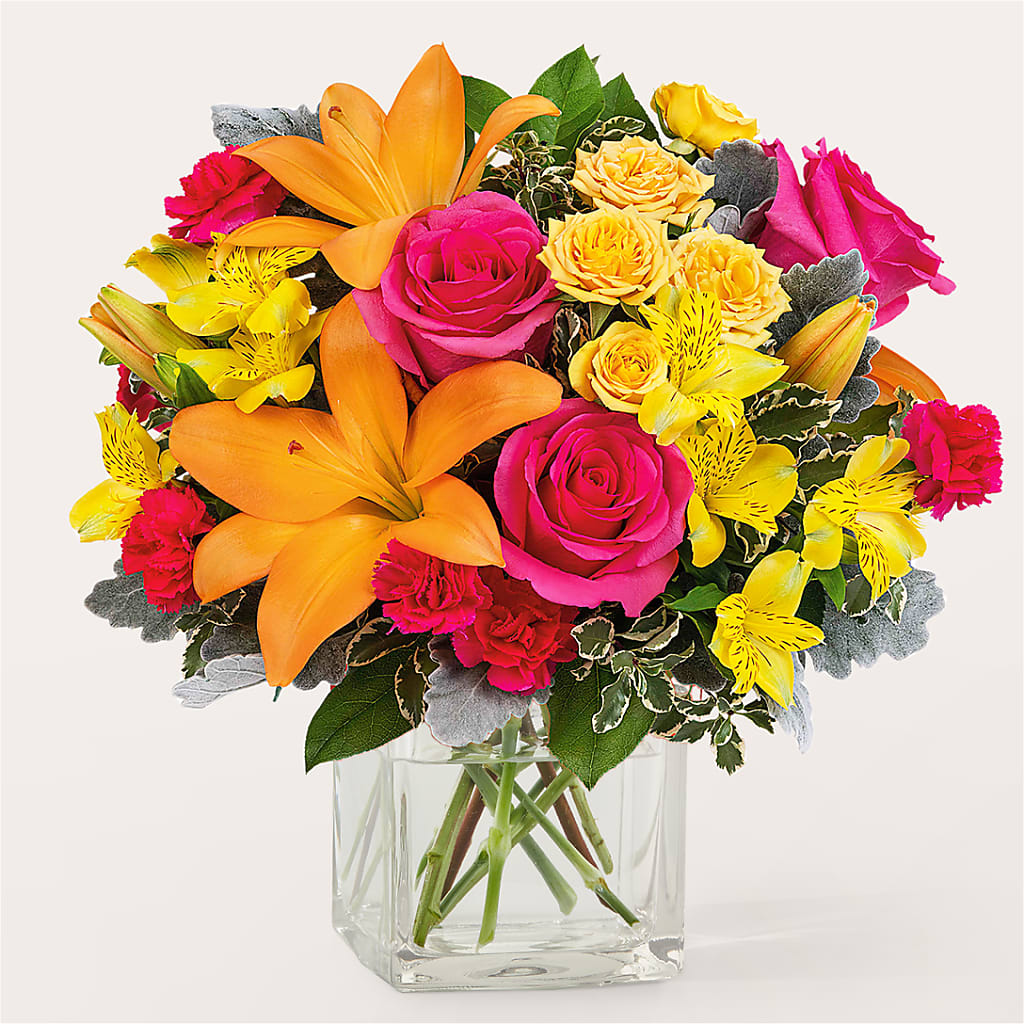 To the Tropics Bouquet – Lupita Flowers, Novato CA