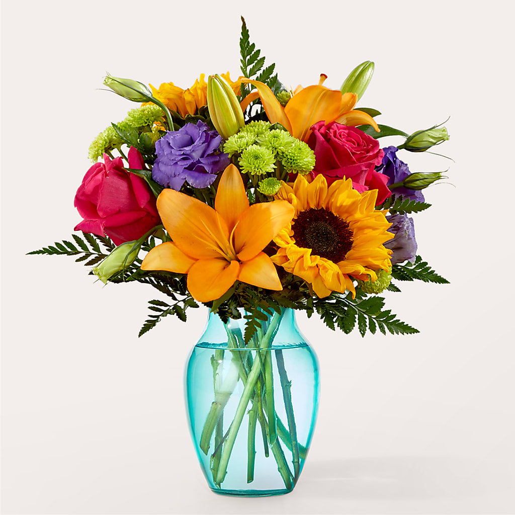 Double Rainbow Bouquet – Lupita Flowers, Novato CA