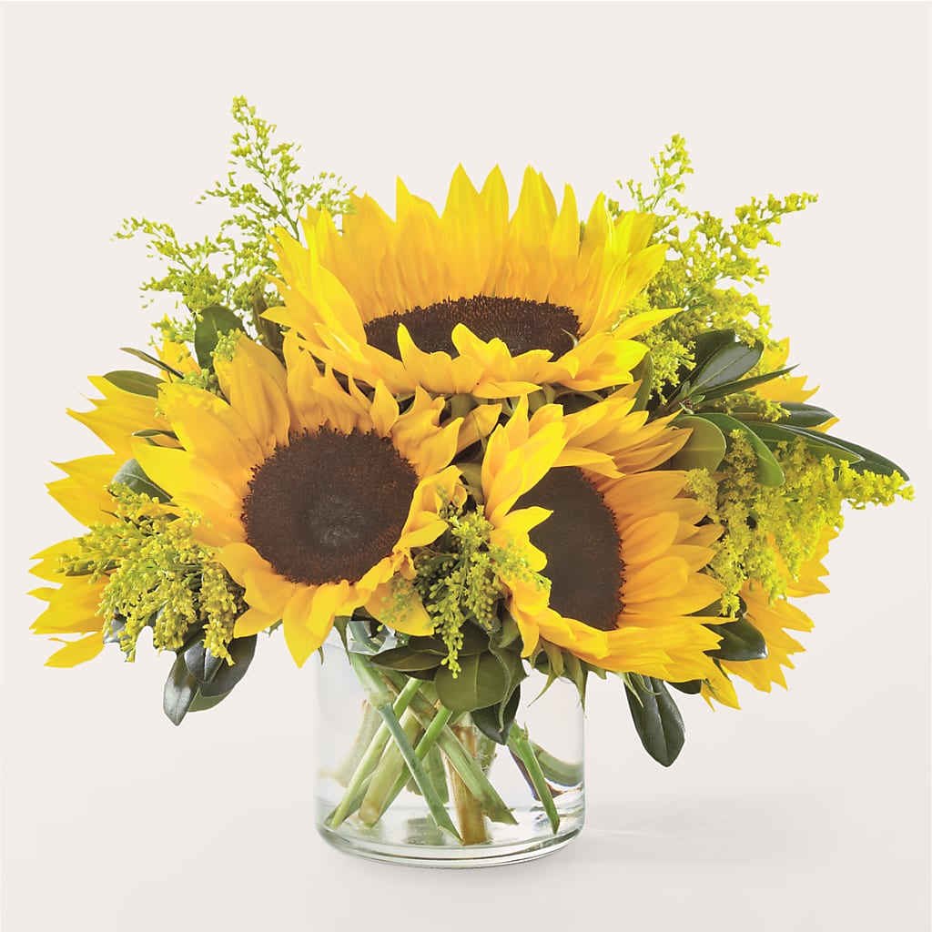 Beaming Sunflower Bouquet – Lupita Flowers, Novato CA