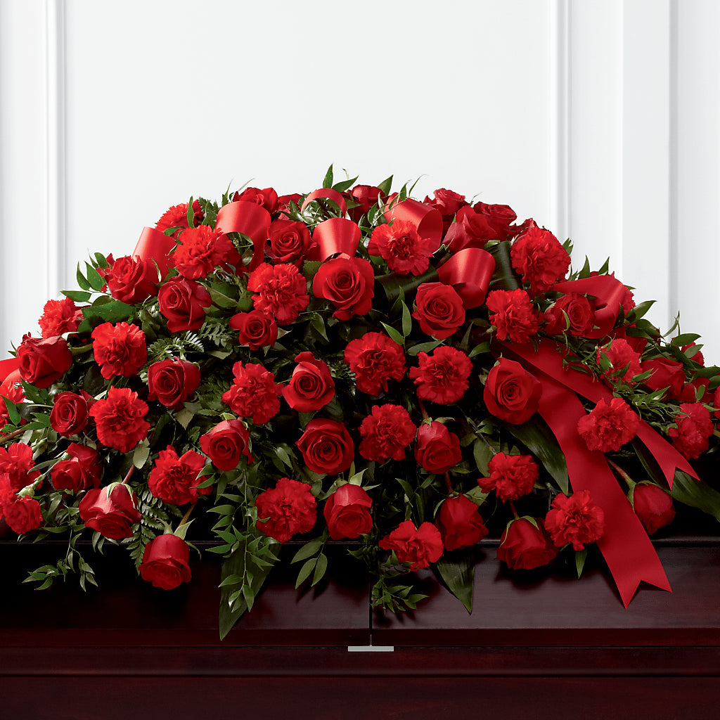 Tribute of Life Casket Spray – Lupita Flowers, Novato CA