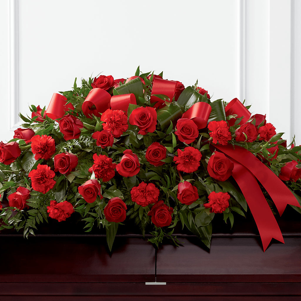 Tribute of Life Casket Spray – Lupita Flowers, Novato CA