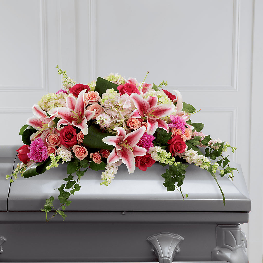 Splendid Grace Casket Spray – Lupita Flowers, Novato CA