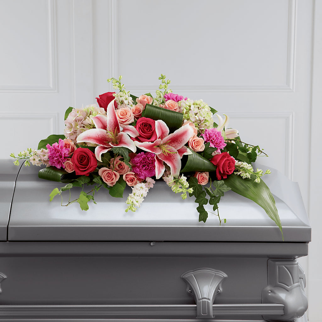 Splendid Grace Casket Spray – Lupita Flowers, Novato CA