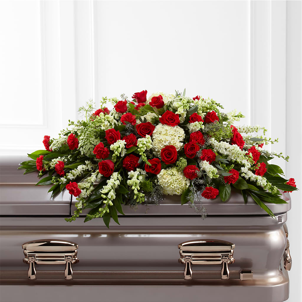 Sincerity Casket Spray – Lupita Flowers, Novato CA
