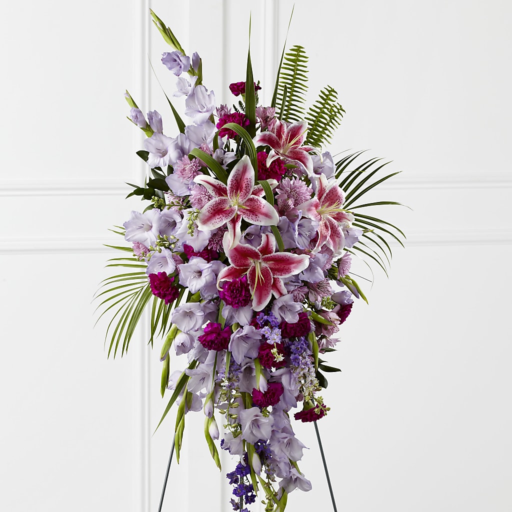 Tender Touch Standing Spray – Lupita Flowers, Novato CA