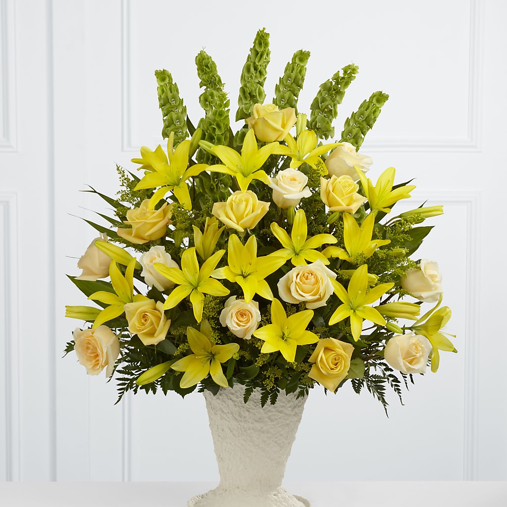 Golden Memories Arrangement – Lupita Flowers, Novato CA