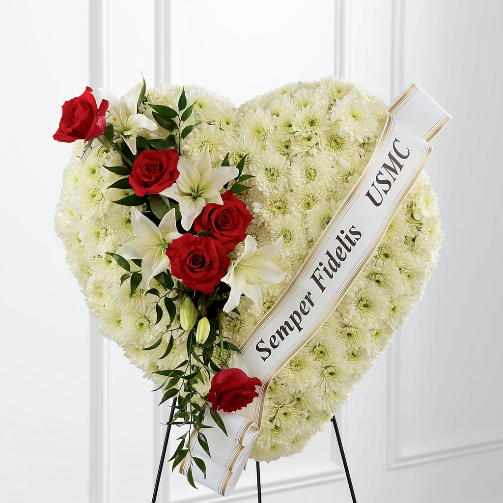 Heartfelt Hero Standing Heart – Lupita Flowers, Novato CA