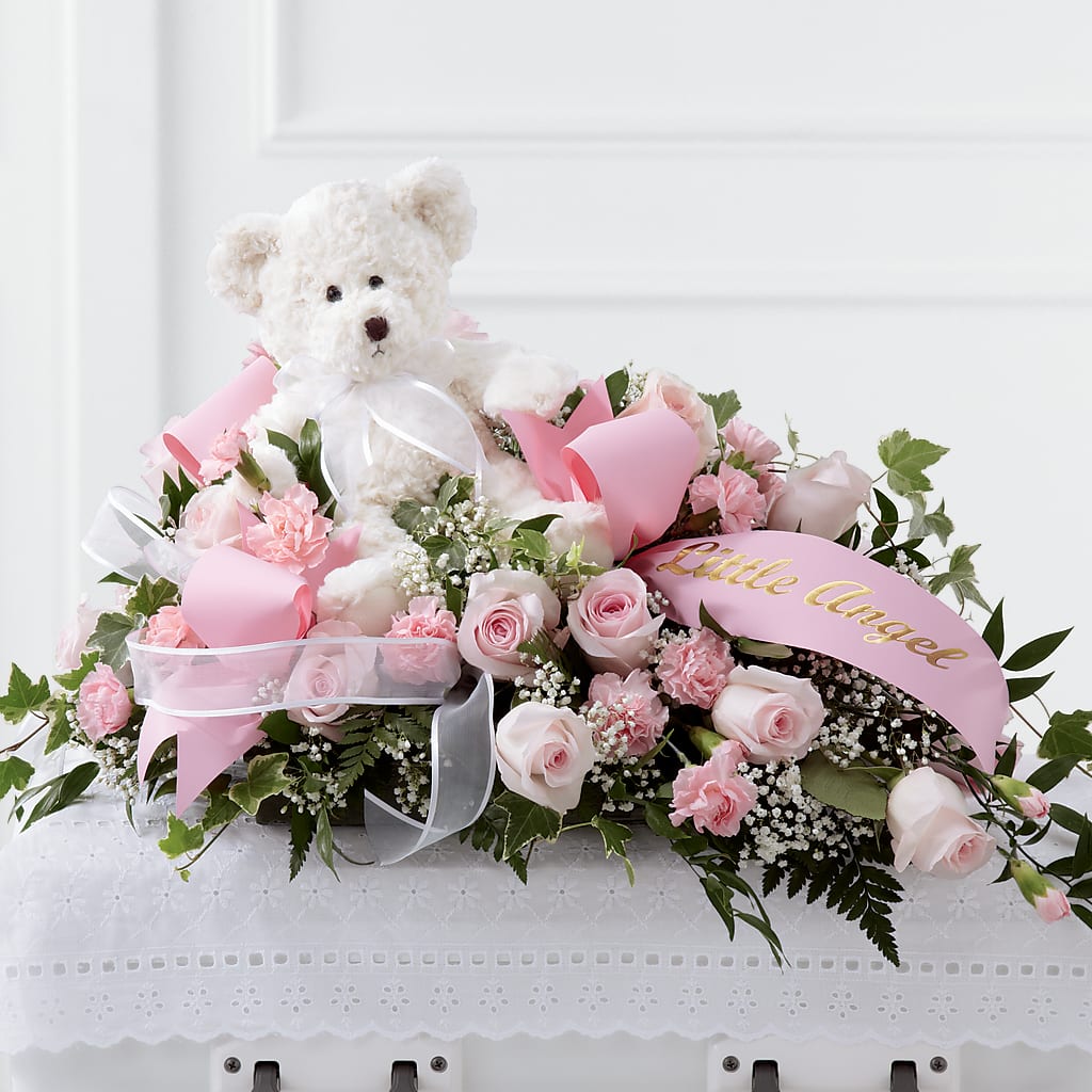 Touch of Sympathy Casket Spray – Lupita Flowers, Novato CA