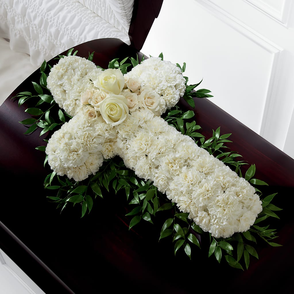 Peaceful Memories Casket Spray (Standard) – Lupita Flowers, Novato CA