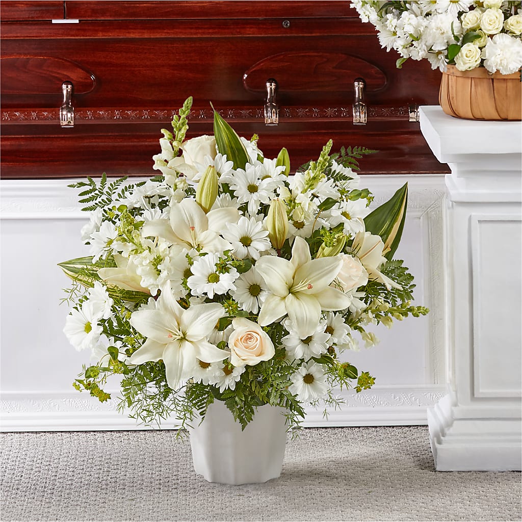 Thoughts of Tranquility Floor Basket – Lupita Flowers, Novato CA