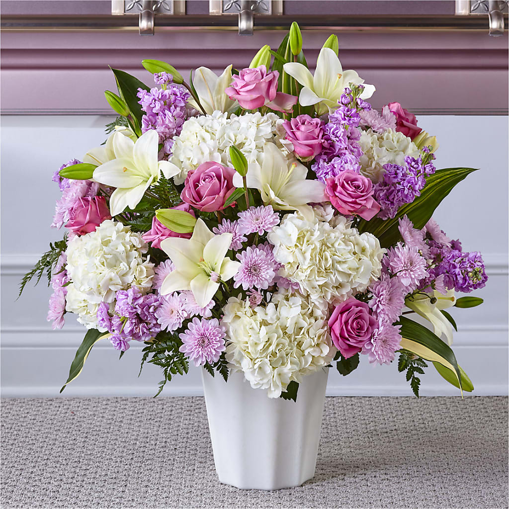 Heaven Sent Floor Basket – Lupita Flowers, Novato CA