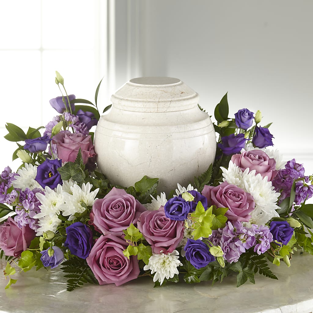 Blooming Sympathy Cremation Adornment – Lupita Flowers, Novato CA