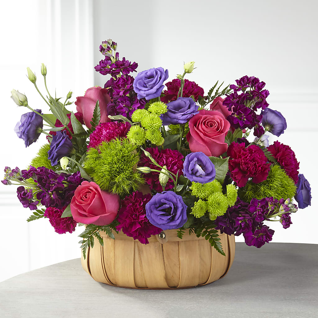 Serene Sanctuary Basket – Lupita Flowers, Novato CA