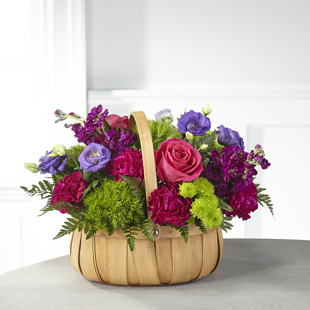 Serene Sanctuary Basket – Lupita Flowers, Novato CA