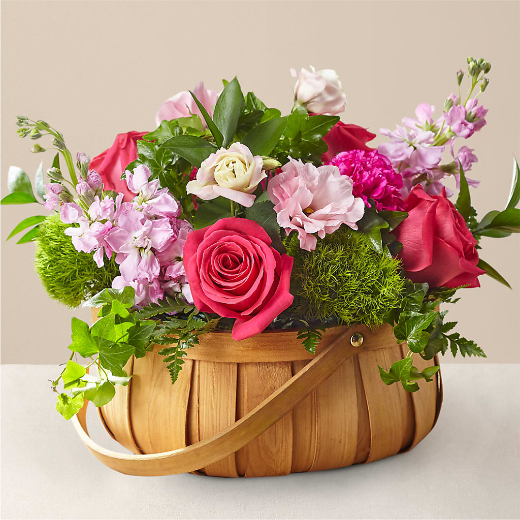 Radiance in Bloom Basket – Lupita Flowers, Novato CA