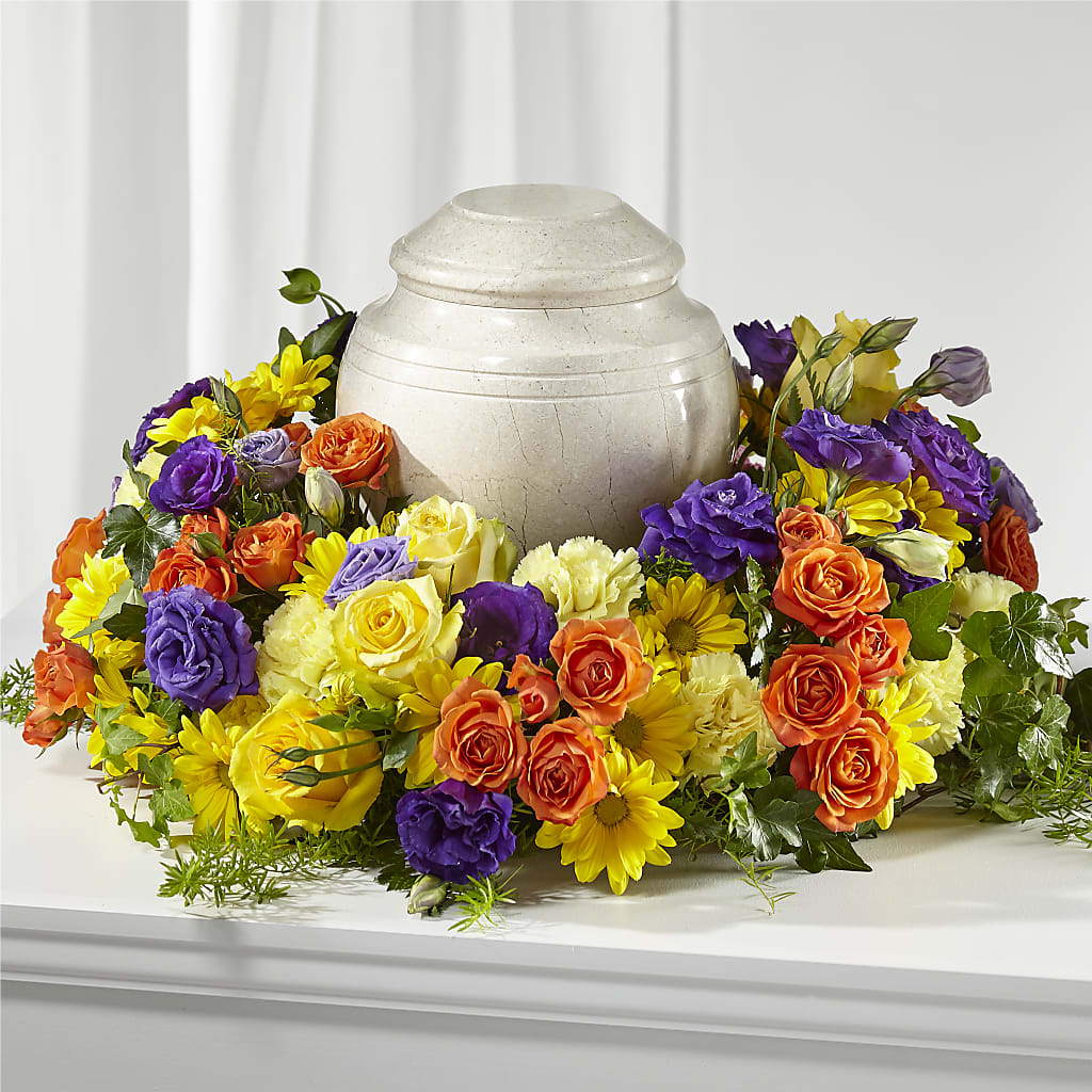 Blossoms of Remembrance Cremation Adornment – Lupita Flowers, Novato CA