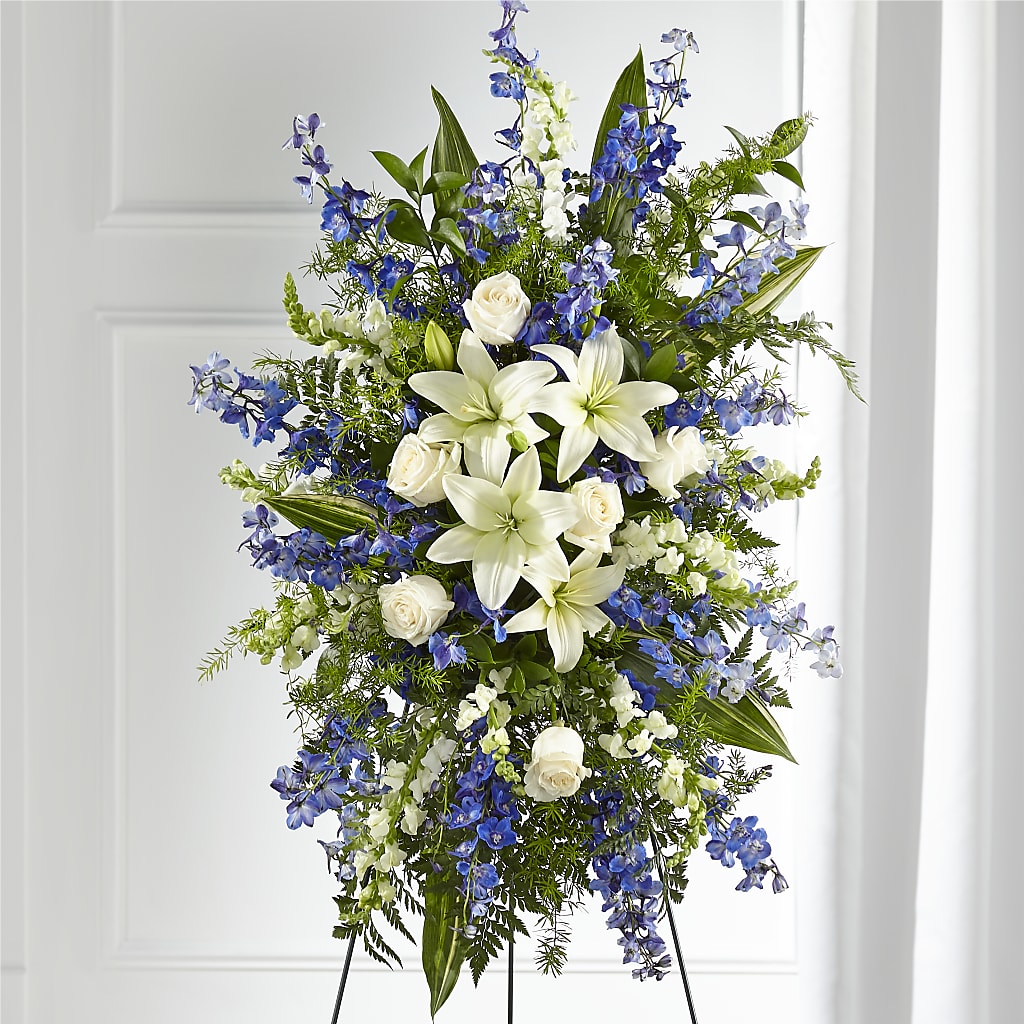Faithful Friend Standing Spray – Lupita Flowers, Novato CA