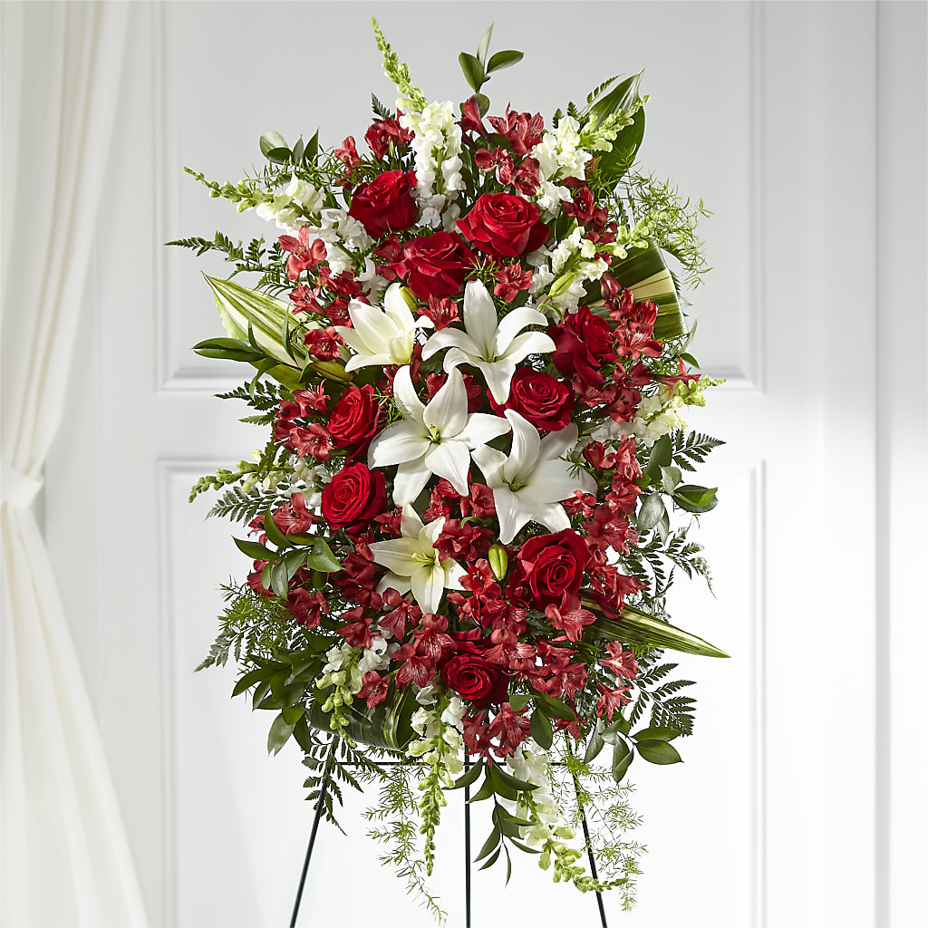 Everlasting Memory Standing Spray – Lupita Flowers, Novato CA