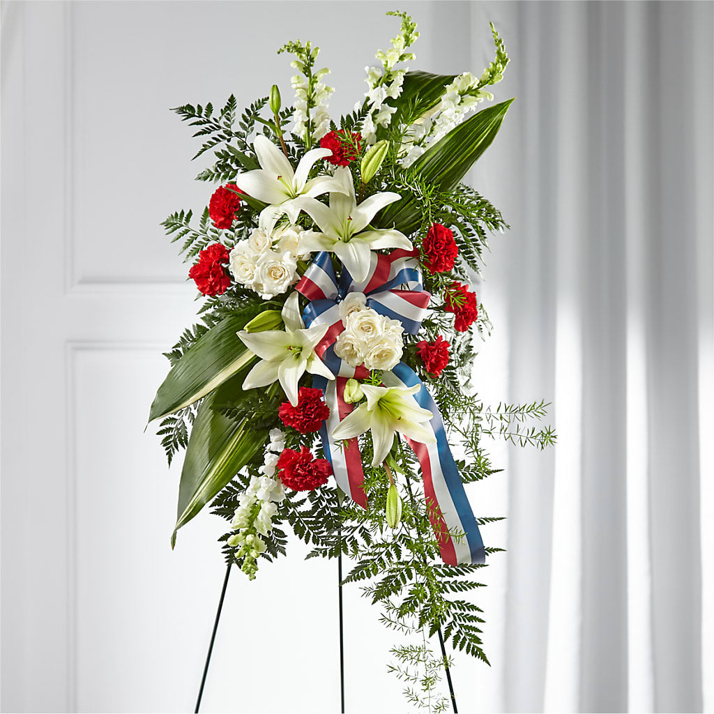 Stars of Life Standing Spray – Lupita Flowers, Novato CA