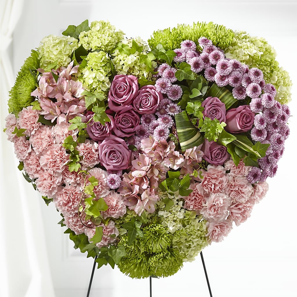 Heartwarming Standing Heart – Lupita Flowers, Novato CA