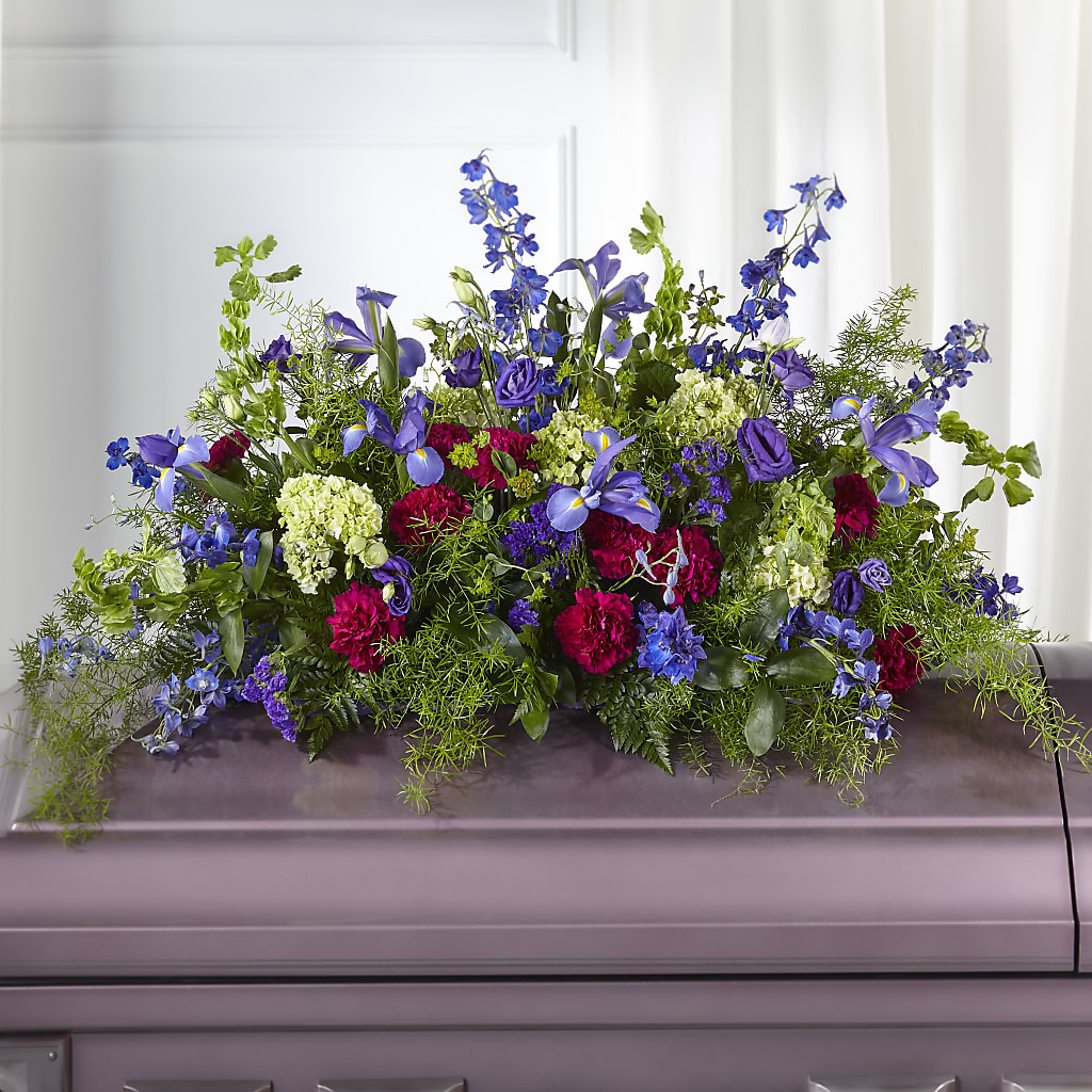 Always Treasured Casket Spray – Lupita Flowers, Novato CA