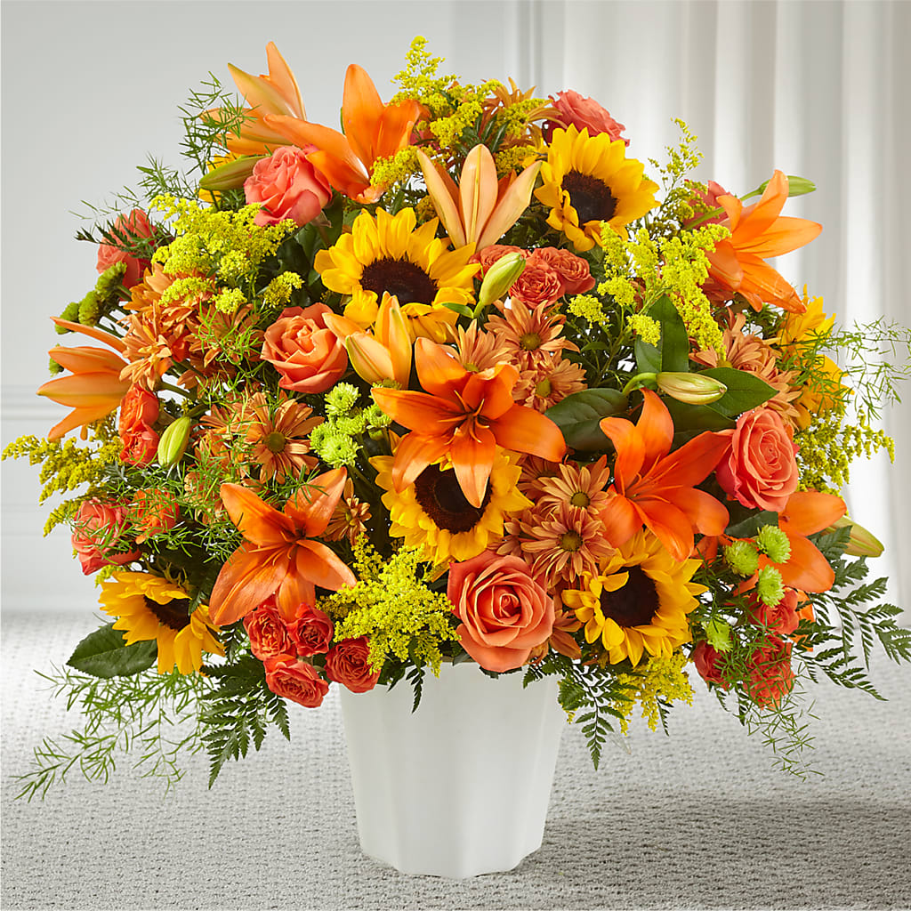 Harvest Thoughts Floor Basket – Lupita Flowers, Novato CA