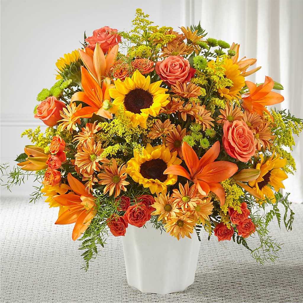 Harvest Thoughts Floor Basket – Lupita Flowers, Novato CA
