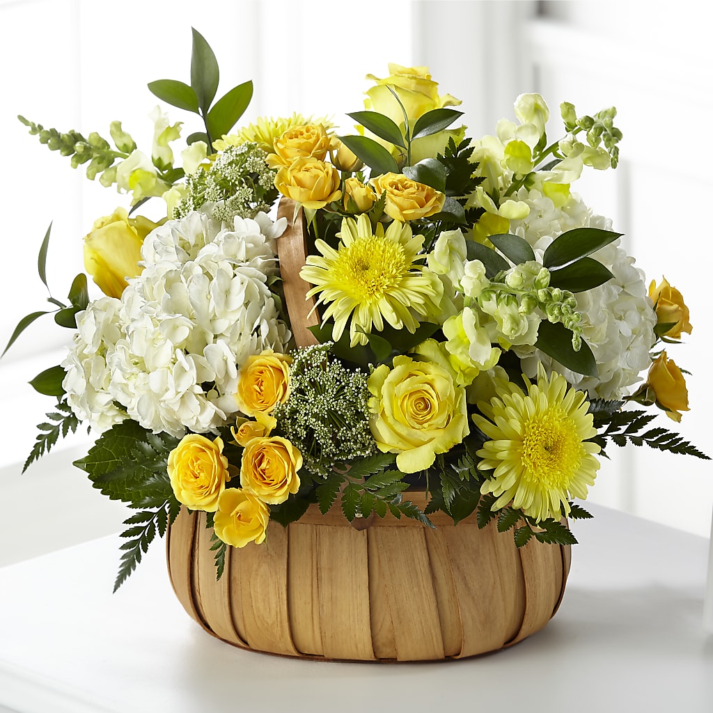 Rustic Remembrance Basket – Lupita Flowers, Novato CA