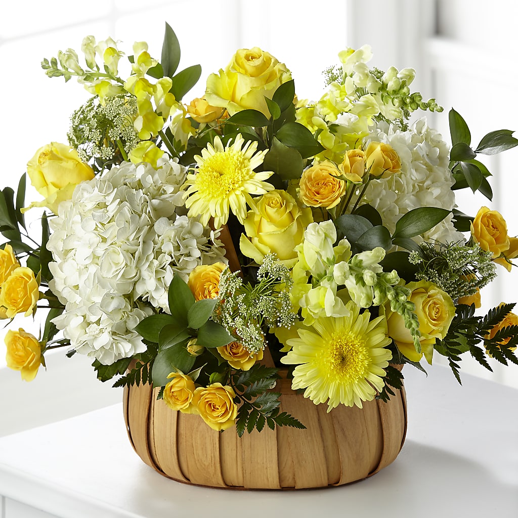 Rustic Remembrance Basket – Lupita Flowers, Novato CA