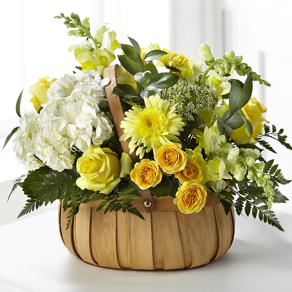 Rustic Remembrance Basket – Lupita Flowers, Novato CA