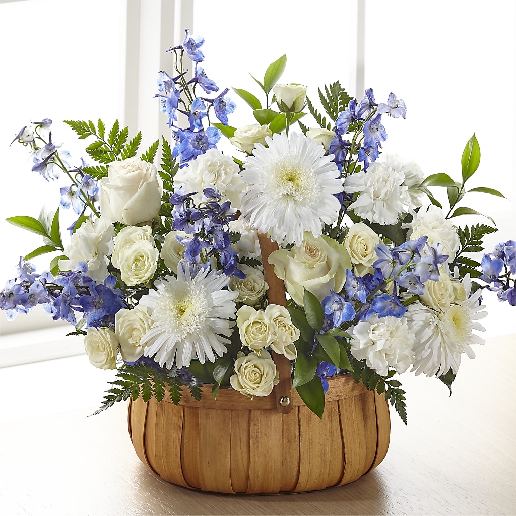Harmony & Grace Basket – Lupita Flowers, Novato CA
