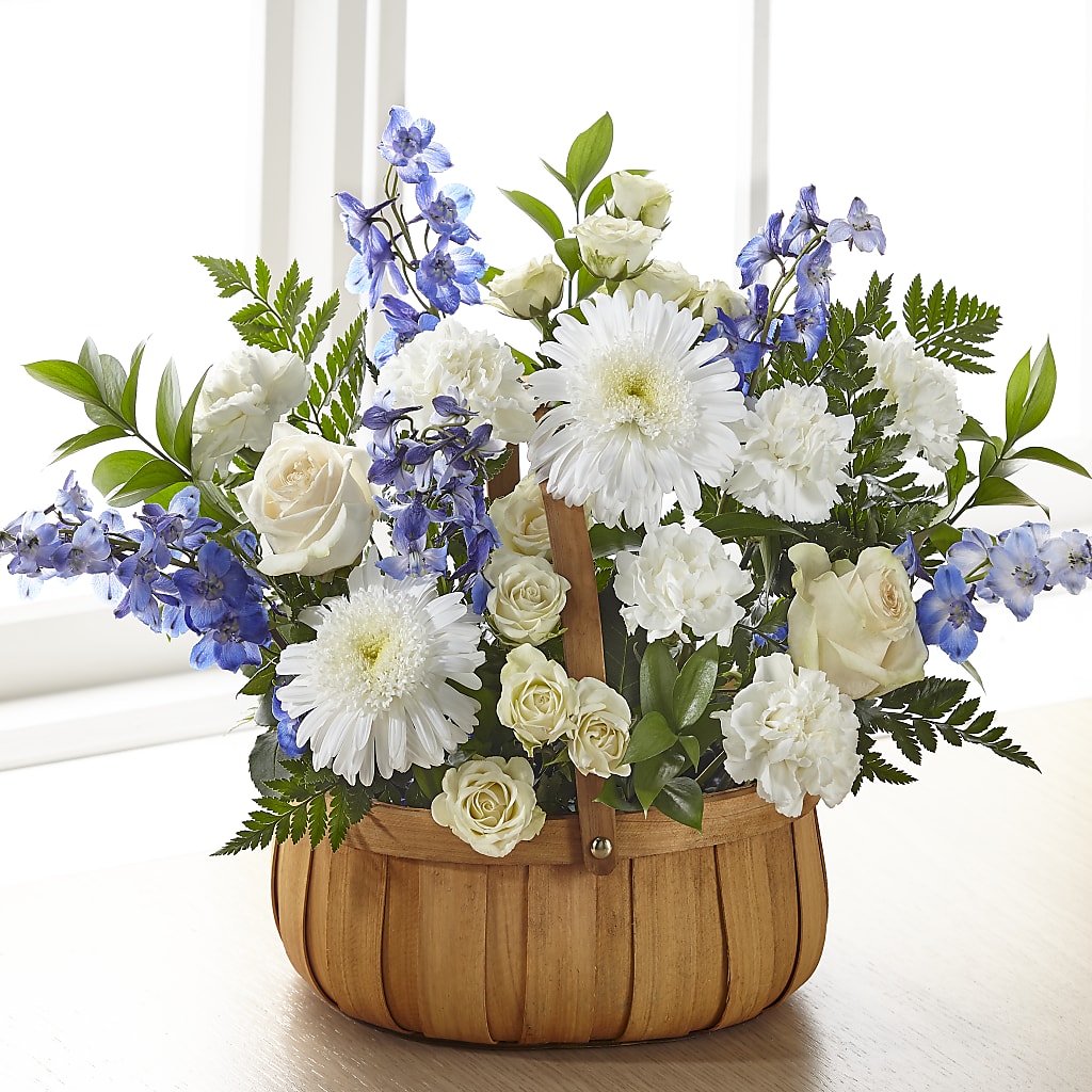 Harmony & Grace Basket – Lupita Flowers, Novato CA