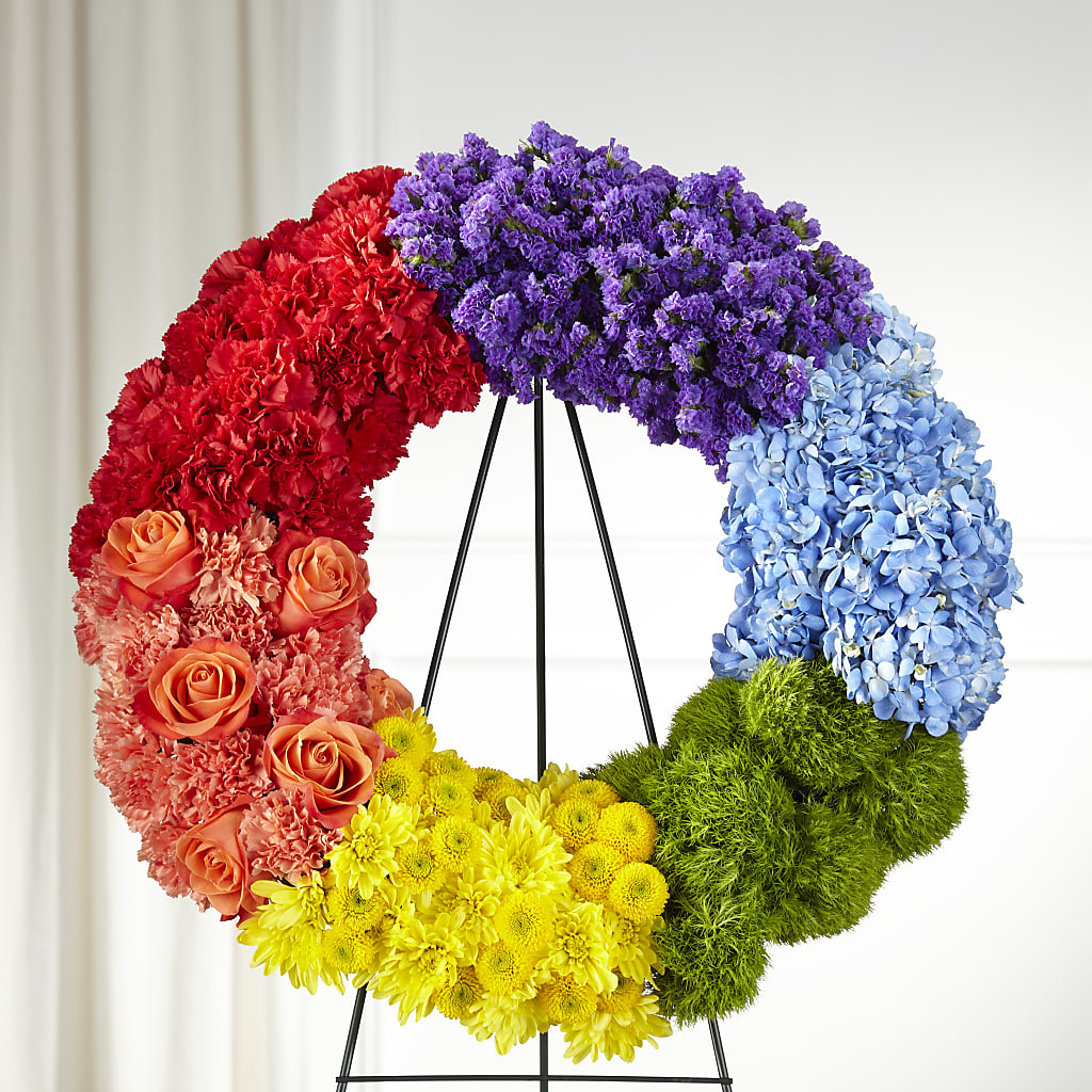Circle of Love Wreath – Lupita Flowers, Novato CA