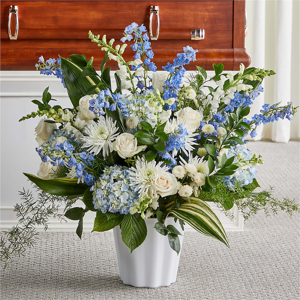 Everlasting Memories Floor Basket – Lupita Flowers, Novato CA