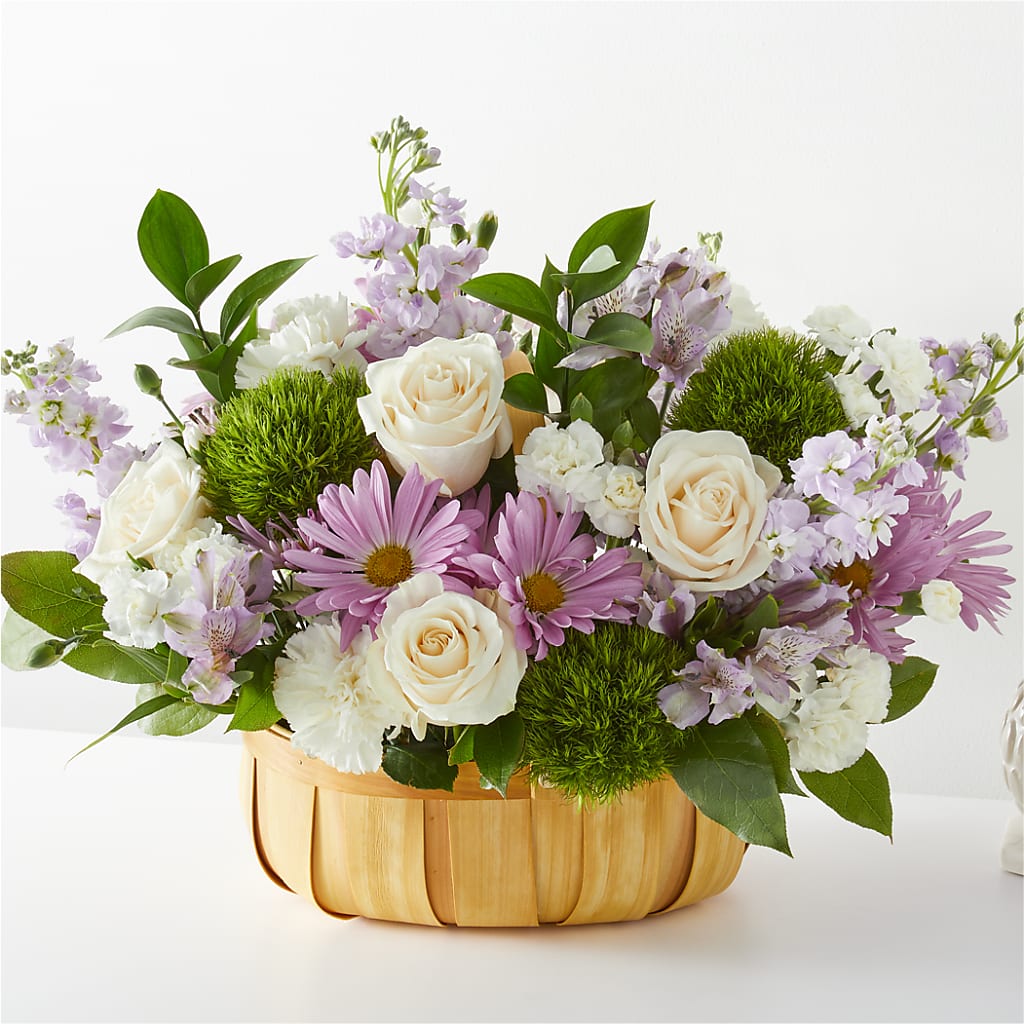 Peace & Love Basket – Lupita Flowers, Novato CA