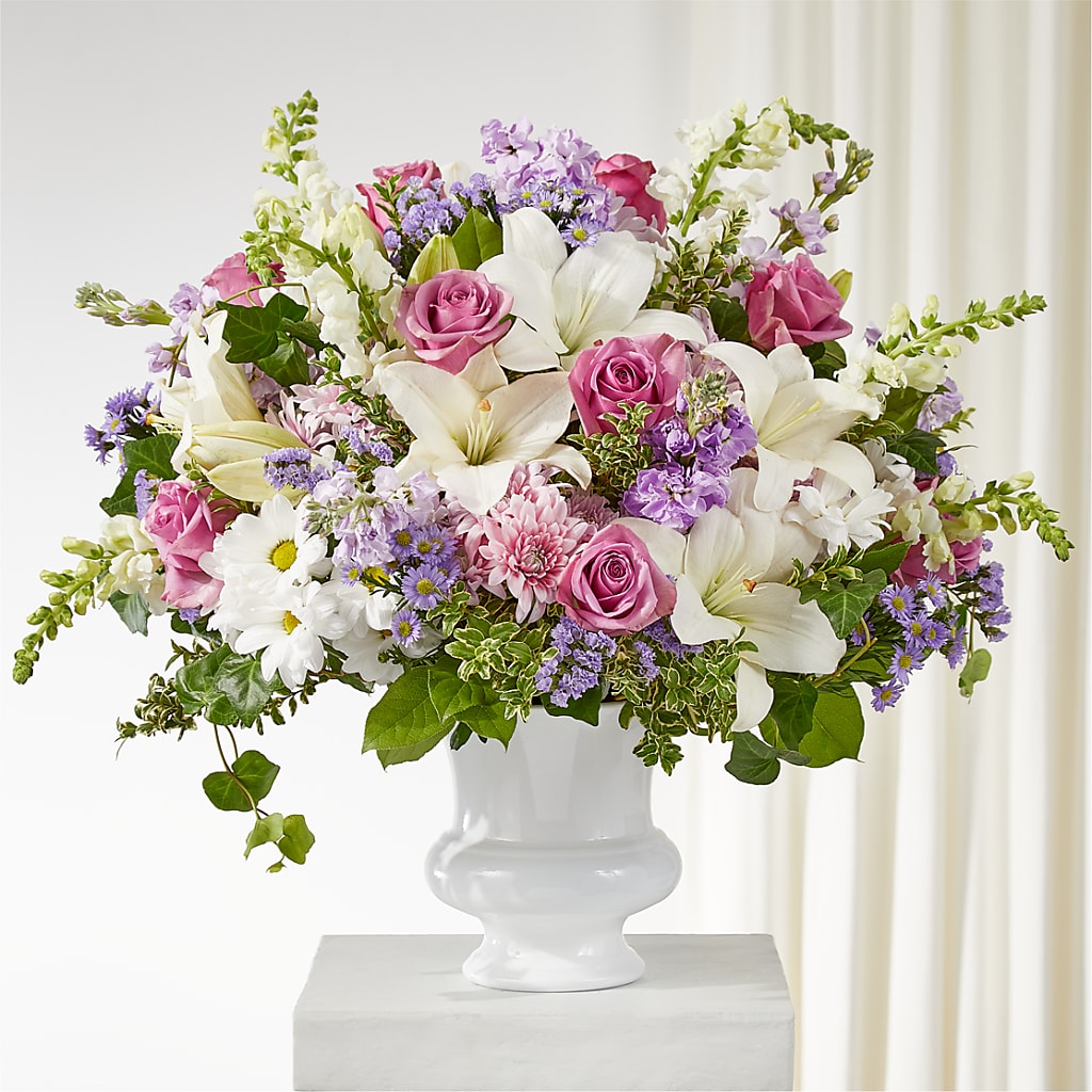 Remarkable Life Urn Arrangement – Lupita Flowers, Novato CA